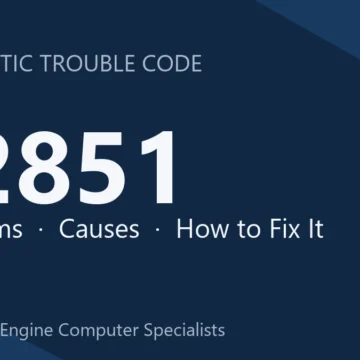 P2851 Code Symptoms, Causes, Diagnosis & Repair & Reprogramming Guide
