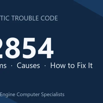P2854 Code Symptoms, Causes, Diagnosis & Repair Cost and Labor Guide