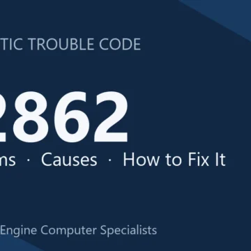 P2862 Code Symptoms, Causes, Diagnosis, Repair & Cost Estimates