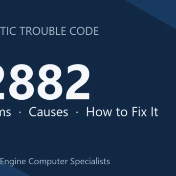 P2882 Code Symptoms, Causes, Diagnosis & Repair Steps Complete Guide