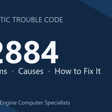 P2884 Code Symptoms, Causes, Diagnosis and Repair Cost Overview