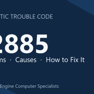 P2885 Code Symptoms, Causes, Diagnosis and Comprehensive Repair Guide