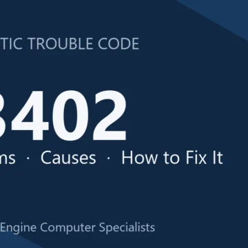 P3402 Code Symptoms, Causes, Diagnosis & Repair Costs Guide & Tips