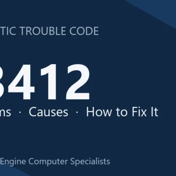 P3412 Code Symptoms, Causes, Diagnosis & Repair Guide – Steps