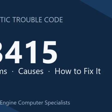 P3415 Code Symptoms, Causes, Diagnosis, Repair & Cost Overview
