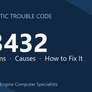 P3432 Code Symptoms, Causes, Diagnosis, Cost & DIY Fixes Guide