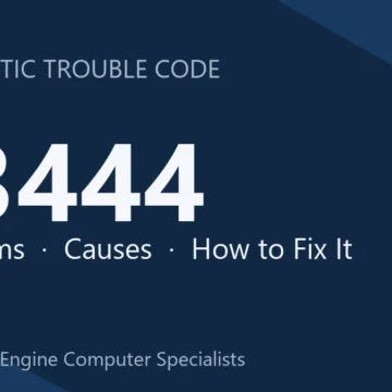 P3444 Code Symptoms, Causes, Diagnosis and Repair Overview Guide