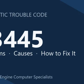 P3445 Code Symptoms, Causes, Diagnosis and Comprehensive Repair Guide