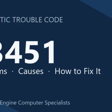 P3451 Code Symptoms, Causes, Diagnosis & Repair Guide Step-by-Step