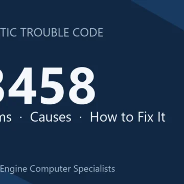 P3458 Code Symptoms, Diagnosis, Repair Costs & Safety Tips Guide
