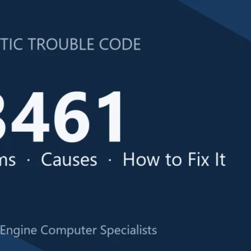 P3461 Code Symptoms, Causes, Diagnosis & Comprehensive Repair Steps