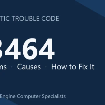 P3464 Code Symptoms, Causes, Diagnosis & Repair Guide Step-by-Step