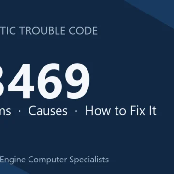 P3469 Code Symptoms, Causes, Diagnosis & Repair Cost Overview