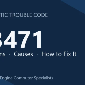 P3471 Code Symptoms, Causes, Diagnosis & Repair Guide Overview