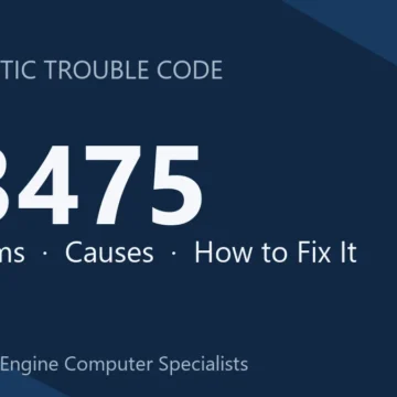 P3475 Code Symptoms, Causes, Diagnosis, Repair & Safety Tips