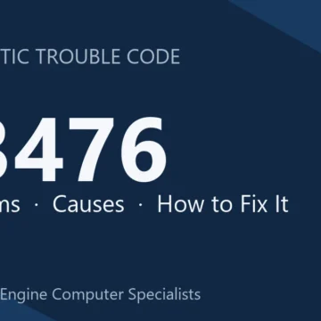 P3476 Code Symptoms, Causes, Diagnosis, Repair Costs & Prevention