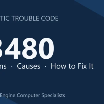 P3480 Code Symptoms, Causes, Diagnosis & Repair