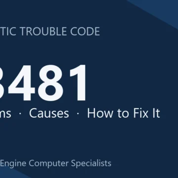 P3481 Code Symptoms, Causes, Diagnosis and Repair Guide – Complete