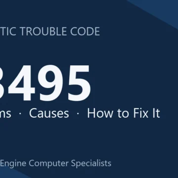 P3495 Code Symptoms, Causes, Diagnosis, Repair & Cost Guide Tips