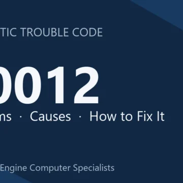 U0012 Code Symptoms, Causes, Diagnostic Steps & Repair Costs Guide