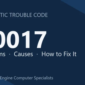 U0017 Code Symptoms, Causes, Diagnosis and Repair Costs Guide