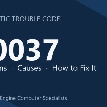 U0037 Code Symptoms, Causes, Diagnostic Steps & Repair Costs