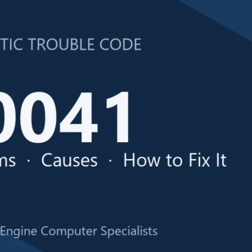 U0041 Code Symptoms, Common Causes, Diagnostic Steps & Repair Costs
