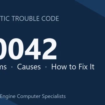 U0042 Code Symptoms, Causes, Diagnostic Steps & Cost Estimates