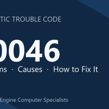 U0046 Code Symptoms, Causes, Diagnosis and Repair Guide Steps