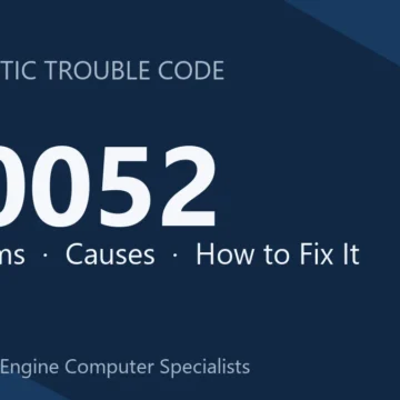 U0052 Code Symptoms, Causes, Diagnosis and Repair Steps Guide