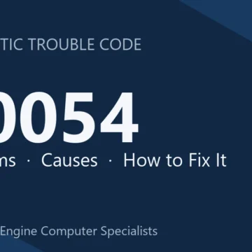 U0054 Code Symptoms, Causes, Diagnosis, Repair & Reprogramming