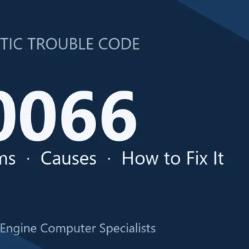 U0066 Code Symptoms, Causes, Diagnosis, Repair & Cost Overview