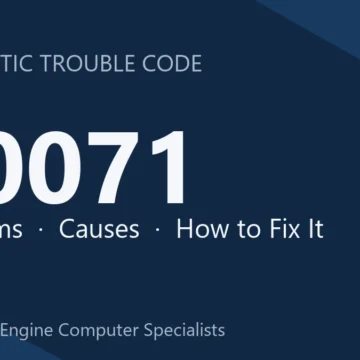 U0071 Code Symptoms, Diagnostic Steps, Repair Costs & Safety Tips