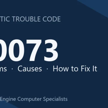 U0073 Code Symptoms, Causes, Diagnosis, and Repair Costs Guide