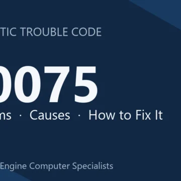 U0075 Code Symptoms, Diagnosis, Cost, Repair & Safety Tips Guide