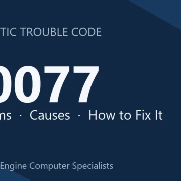 U0077 Code Symptoms, Causes, Diagnostics, Costs & Safety Tips