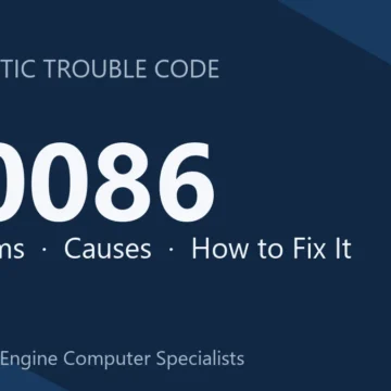 U0086 Code Symptoms, Causes, Diagnosis & Repair Procedures Guide