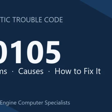 U0105 Code Symptoms, Causes, Diagnosis, Repair & Programming