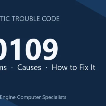 U0109 Code: Symptoms, Diagnosis, Repair Steps & Cost Overview