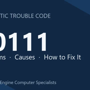 U0111 Code Symptoms, Causes, Diagnosis & Repair Overview Guide