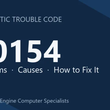 U0154 Code Symptoms, Causes, Diagnosis, Repair & Reprogramming Costs