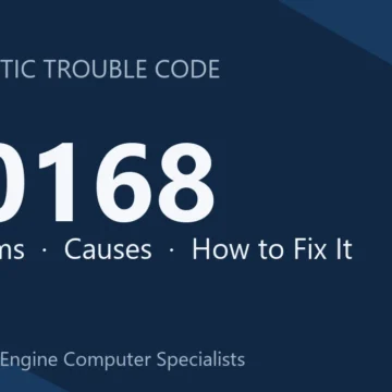 U0168 Code Symptoms, Causes, Diagnosis & Repair Guide for Engine
