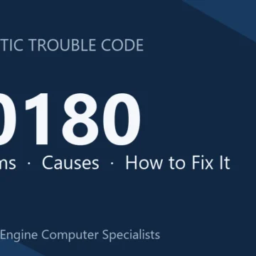 U0180 Code Symptoms, Causes, Diagnosis & Repair Steps Complete Guide