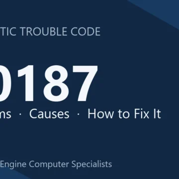 U0187 Code Symptoms, Causes, Diagnosis, Repair Costs & Safety
