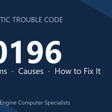 U0196 Code Symptoms, Causes, Diagnosis & Repair Guide – Step-by-Step