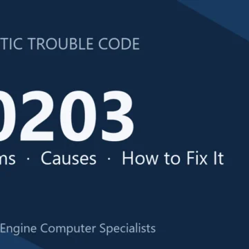 U0203 Code Symptoms, Causes, Diagnosis, Repair & Cost Overview