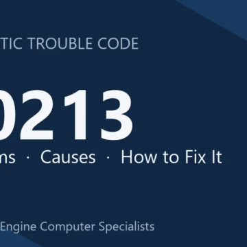 U0213 Code Symptoms, Causes, Diagnosis, Repair & Reprogramming Costs