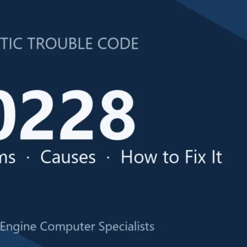U0228 Code Symptoms, Causes, Diagnosis & Comprehensive Repair Guide