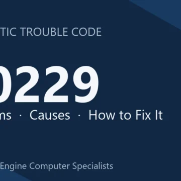 U0229 Code Symptoms, Causes, Diagnosis, Repair & Pricing Guide