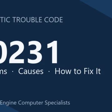 U0231 Code Symptoms, Causes, Diagnostic Steps & Repair Costs